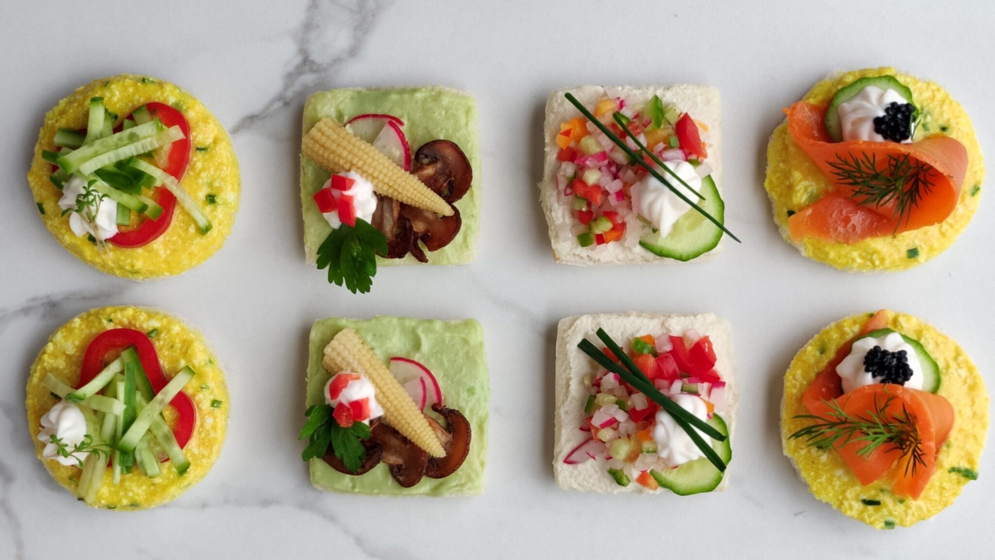 Vegane Canapés für deine nächste Party Main Ingredients