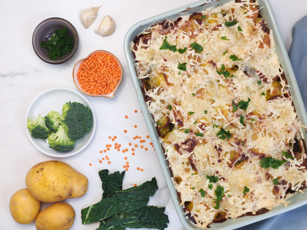 Veganes Kartoffel-Gemüse-Gratin | Main Ingredients
